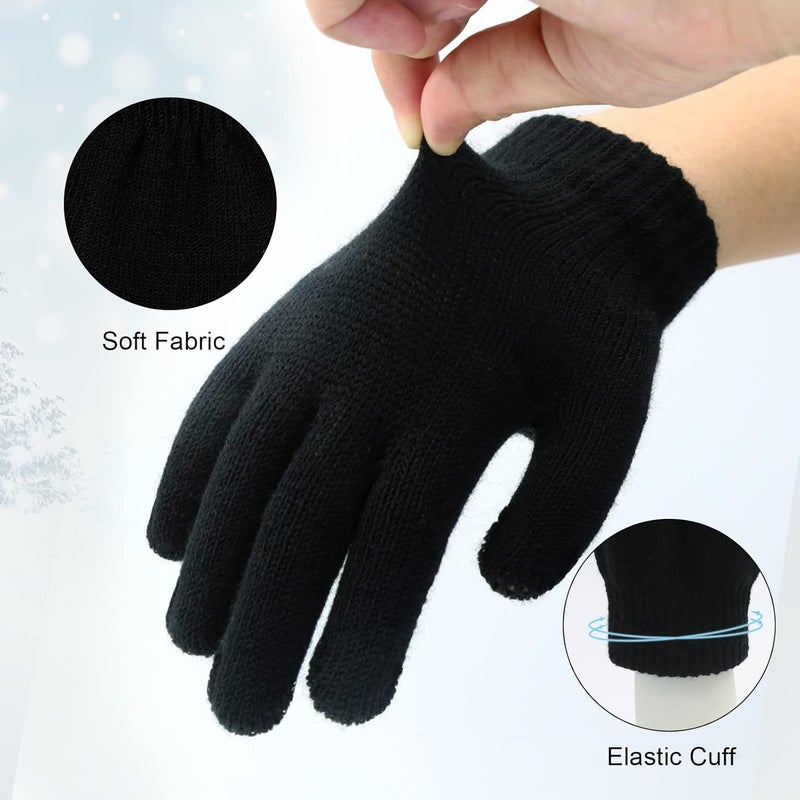 POXIMI Store Baby Warm Earmuffs Kid Magic Gloves Girl Soft Plush Ear Muffs Toddler Knit Mittens for Boy Winter Ear Warmer Set - Image 4